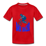 T-Shirt enfant premium, bmx racer - red