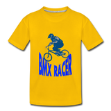 T-Shirt enfant premium, bmx racer - sun yellow