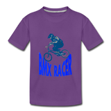 T-Shirt enfant premium, bmx racer - purple